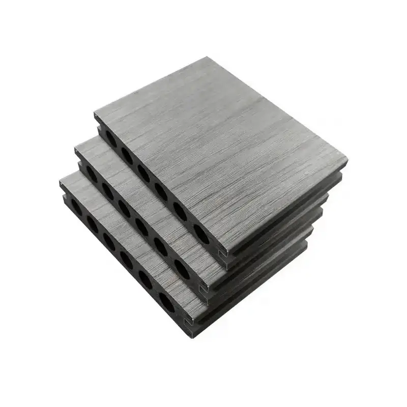 Sample picture of WPC grey co extruded flooring