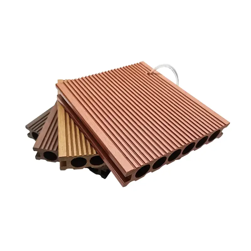 Various color WPC vertical pattern floor pictures