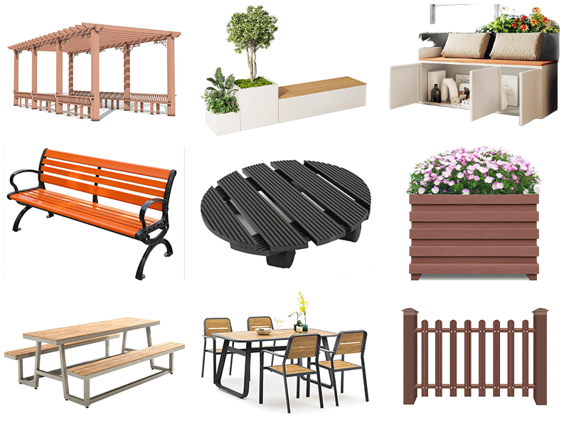 Pictures of Creative WPC Material Products