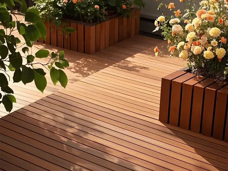 Pictures of Plastic Wood Products and Flowers