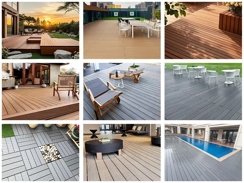 WPC floor installation rendering