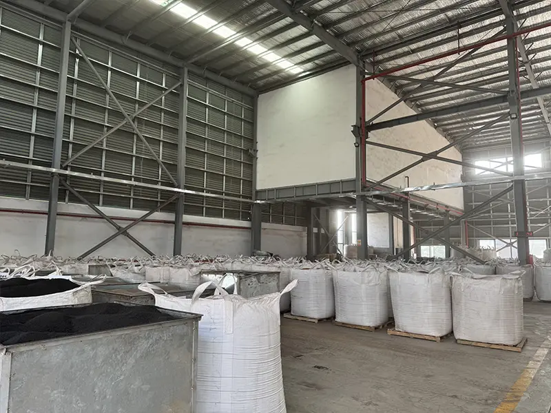 Picture of Plastic Wood Raw Material Storage Area