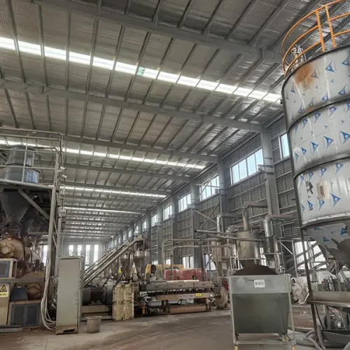 Picture of Plastic Wood Raw Material Processing Area